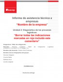 Informe de asistencia técnica a empresas