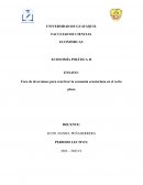 Foro de inversiones para reactivar la economía ecuatoriana en el corto plazo