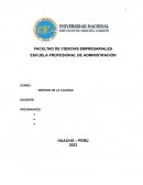 Gestión de la calidad