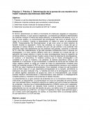 Determinación de la pureza de una muestra de la TsGST mediante electroforesis SDS-PAGE