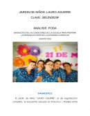 Diagnostico de las condiciones de lla escuela para preparar la entrada en vigor de la autonomia curricuar