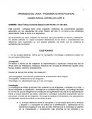 Examen Historia del arte III