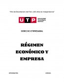 Derecho empresarial. Régimen económico y empresa