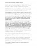 Comentario sobre la exposición de la Mtra. Catalina Intriago Ruiz