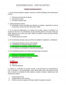 Certificado de enfermedades prevalentes