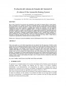 Evolución del sistema de frenado del Automóvil