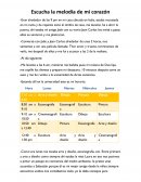 Escucha la melodía de mi corazón