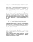 Cuales son las tareas principales de los administradores de operaciones
