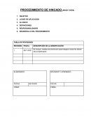 Procedimiento de hincado (Masa caida)