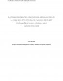 Mantenimiento y reparación del sistema eléctrico de la unidad autónoma De. Francisco Duarte