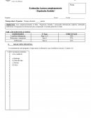 Evaluación Lectura complementaria “Papelucho Perdido”