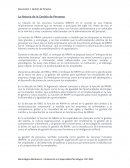 La historia de gestión de personas