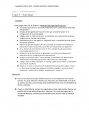 Teoría Psicoanalítica - Actividad