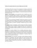 Cuáles son los elementos básicos del currículo. Explique cada uno de ellos