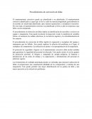 Procedimientos de corrección de fallas