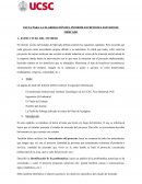 Pauta para la elaboración del informe escrito del estudio de mercado