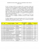 Informe de infecciones: 3era ola pandémica por Covid-19