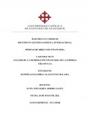 Análisis de la información financiera de la empresa Creative S.A