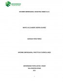 Informe empresarial prácticas curriculares