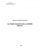 El poder colectivo de la opinión pública