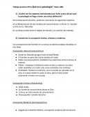 Trabajo practico Nº2 ¿Qué es la psicología?