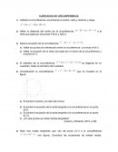 Ejercicios circunferencia