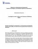 Investigación sobre la ética en las finanzas en Biblioteca Digital