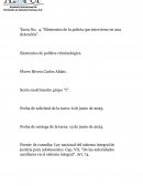 Elementos de la policía que interviene en una detención