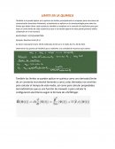 Límite en la química