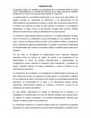 Presentación práctica. La medición en epidemiología