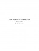 Teoria general del acto administrativo