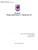 El amor: “Tengo miedo torero” y “Hacelo por mi”