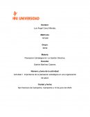 Importancia de la planeación estratégica en una organización de salud