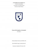 Ensayo del desempleo en Guatemala