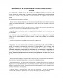 Identificación de las características del Programa escolar de mejora continua