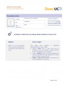 Diseño Plan de Trabajo. Proceso de Portafolio Final