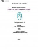 Ética y deontología en psicología