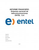 Informe financiero Entel S.A