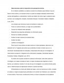 Observaciones sobre el desarrollo de la perspectiva teórica