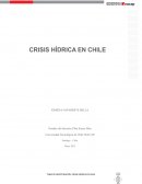Crisis hídrica eb Chile