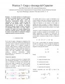 Carga y descarga del Capacitor