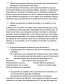 Control de lectura finance