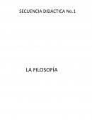 La filosofia Secuencia didáctica