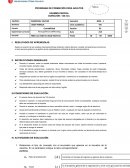 Programa de formación para adultos. Examen parcial