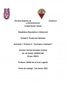 Práctica 5: “Contraste e hipótesis”