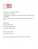 Peligro de extinción del pochitoque y el hombre como su depredador