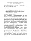 Análisis de la arquitectura ii