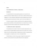 Teorías administrativas de salarios y compensaciones