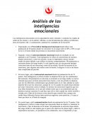 Análisis de las inteligencias emocionales