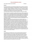 Informe de "Ritual de pubertad en la selva"